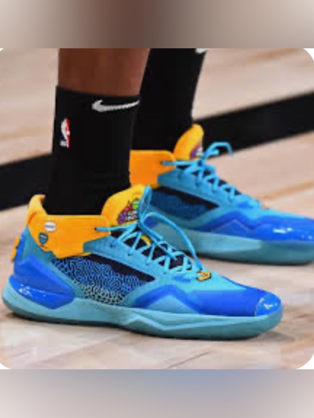 Kawhi Leonard x New Balance x Jolly Ranchers Blue Shoes Size 10.